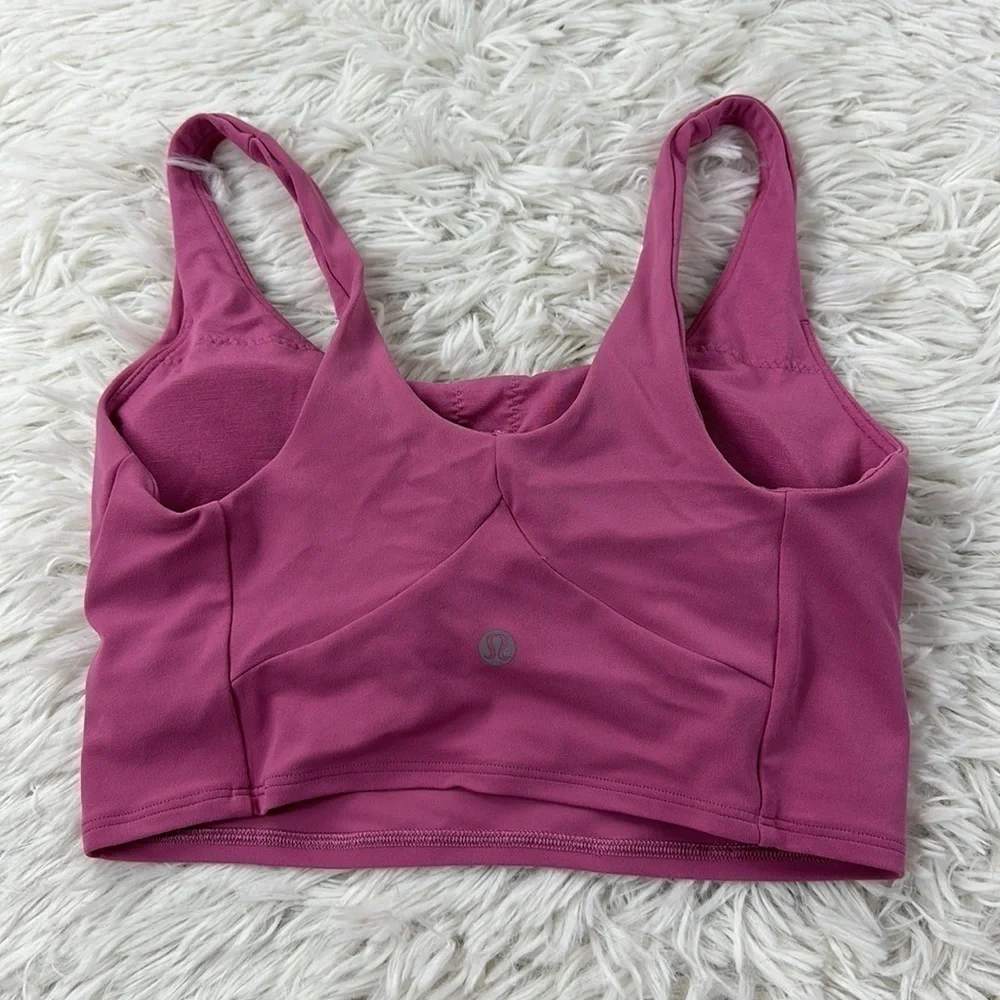 Lululemon Nulu Front-Darting Yoga Bra *Light Support, B/C Cup Pink Blossom